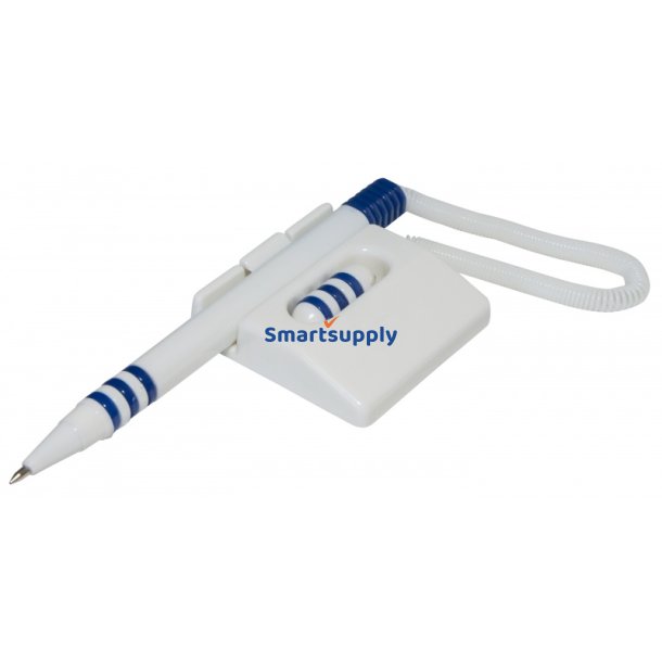 Kuglepen med spiralledning og selvkl�bende holder