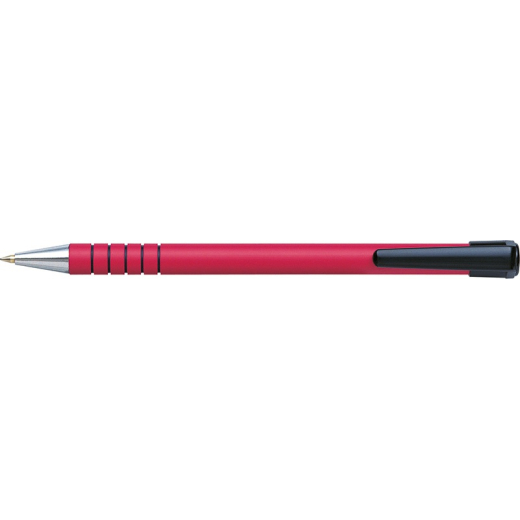 Kuglepen trykknap Penac 0,7 mm r�d - 12 stk