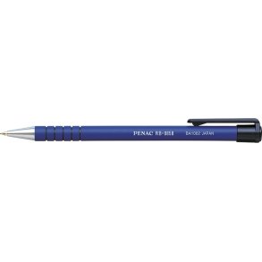 Kuglepen trykknap Penac 1 mm bl - 12 stk