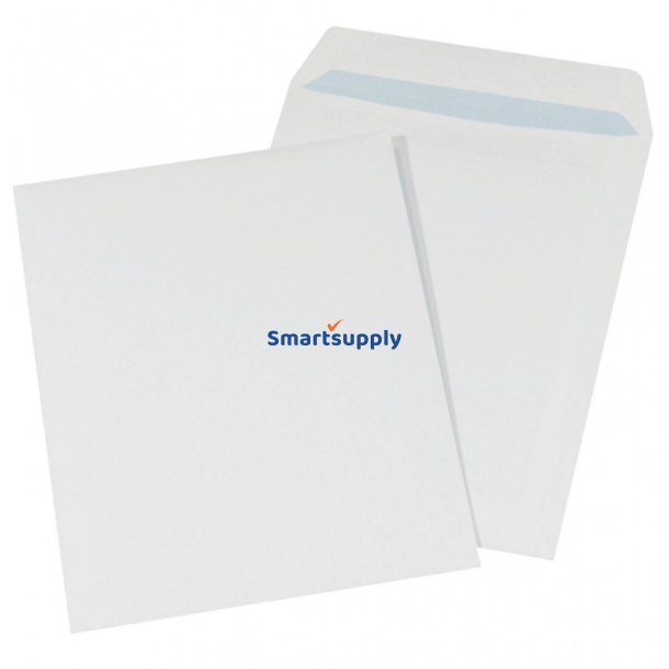 Kuverter 162 x 229 mm hvide peel &amp; seal - C5 - 500 stk
