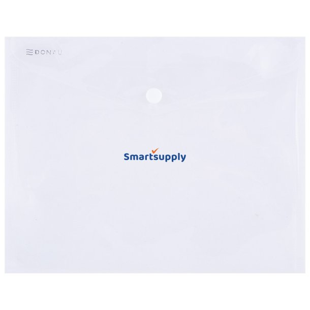 Kuvertmappe gennemsigtig klar 240x186mm - 10 stk