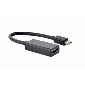 Gembird A-MDPM-HDMIF-02 videokabel adapter Mini DisplayPort HDMI Type A (Standard) Sort