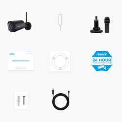 Reolink Argus Series B320-B - 3Mp Udendrs Batteridrevet Sikkerhedskamera Med Person-/Kretjsdetektion, Tovejslyd