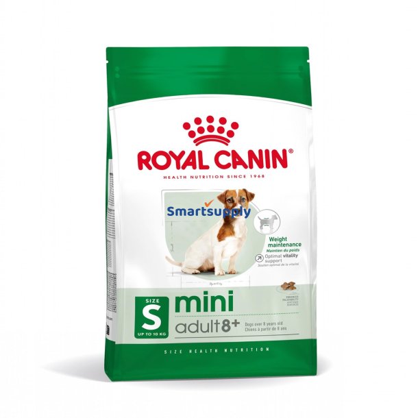 Royal Canin Mini Voksen 8+ 8 Kg Senior Fjerkr, Ris, Grntsager