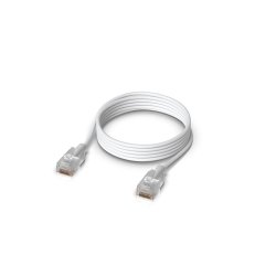 Ubiquiti Uacc-Cable-Patch-El-1M-W Netvrkskabel Gennemsigtig, Hvid Cat 6