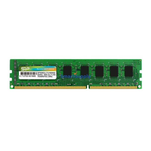 Silicon Power SP004GLLTU160N02 hukommelsesmodul 4 GB 1 x 4 GB DDR3L 1600 Mhz
