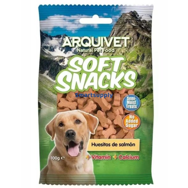 Arquivet Soft Snacks Laks - Hundegodbid - 100G