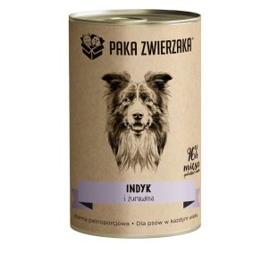 PAKA ZWIERZAKA Turkey and cranberries - vdfoder til hunde - 400g