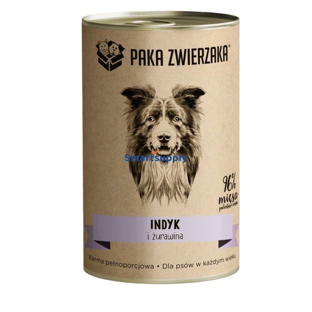 Kalkun Og Tranebr - Vdfoder Til Hunde - 400G