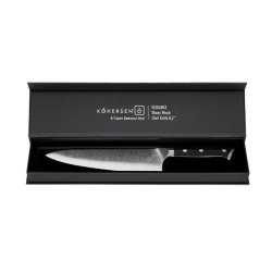 Chef Kohersen Elegance Ebony Wood Kokkekniv i damaskusstl 21,6 cm