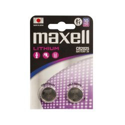 Maxell Lithium Batteri Cr2025 2 Stk