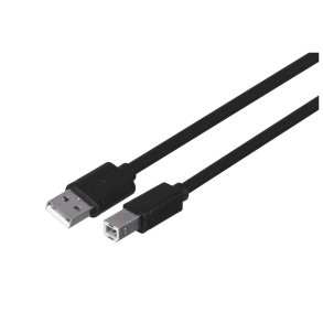 UNITEK Y-C420GBK USB-kabel USB 2.0 3 m USB A USB B Sort