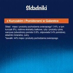 Felix Fanstastic kylling, tomat - vdt kattefoder - 85 g