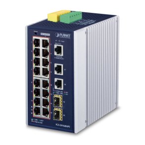 PLANET IGS-20160HPT netvrksswitch Administreret L2/L3 Gigabit Ethernet (10/100/1000) Strm over Ethernet (PoE) Bl, Hvid