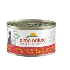 ALMO Nature HFC NATURAL oksekd og skinke - vdt hundefoder - 95 g