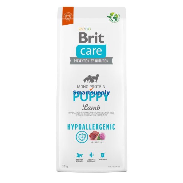 BRIT Care Hypoallergenic Puppy Lamb   - trfoder til hunde - 12 kg