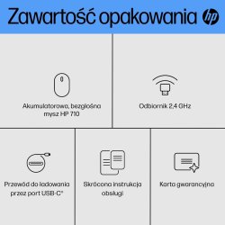 Hp 710 Genopladelig Lydls Mus