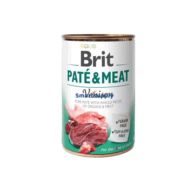 BRIT Pat & Kd med vildt - vdt hundefoder - dse - 400 g
