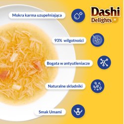 Inaba Cat Dashi Delights Silky Bouillon Kylling Med Laks - Kattegodbid - 40G