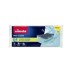 Vileda Pro Clean enzymprofileret skuresvamp 3 stk.