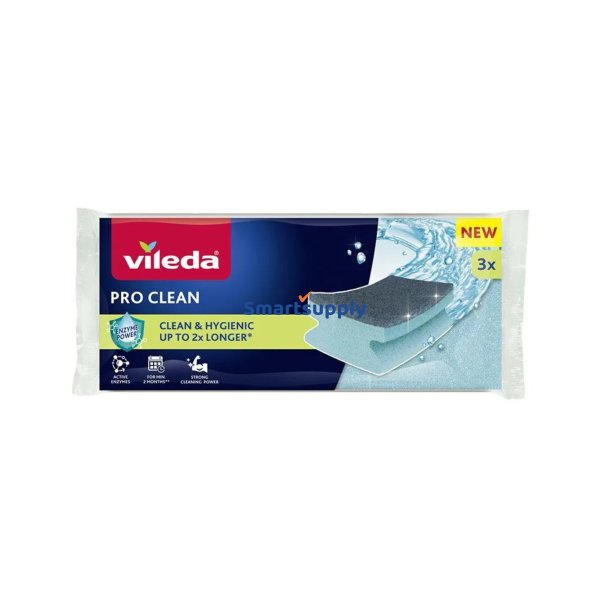 Vileda Pro Clean Enzymprofileret Skuremaskine 3 Stk