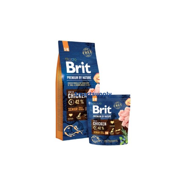 Brit Premium By Nature S+M Senior 8 Kg