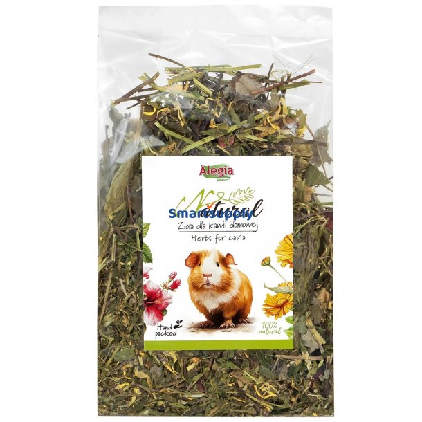 ALEGIA Herbs for cavia - godbid til husdyrhuler - 100g