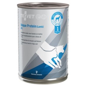 TROVET Unique Protein UPL with lamb - Vdt hunde og kattefoder - 400 g