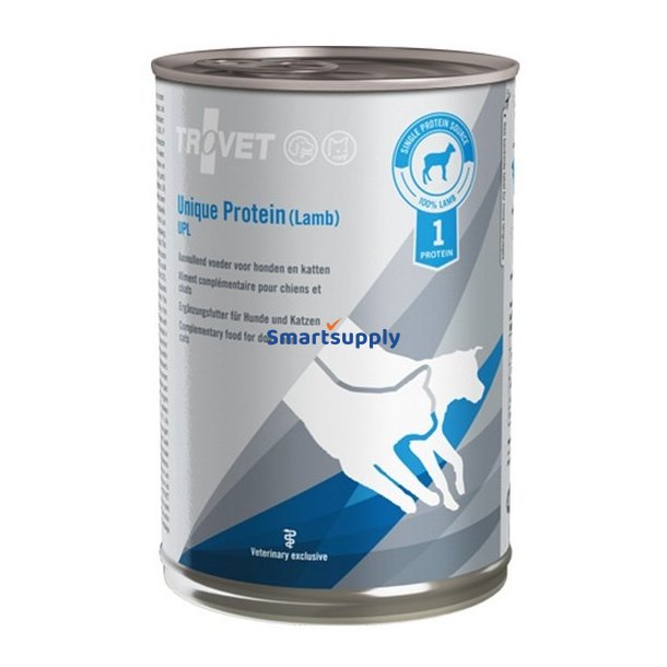 TROVET Unique Protein UPL with lamb - Vdt hunde og kattefoder - 400 g