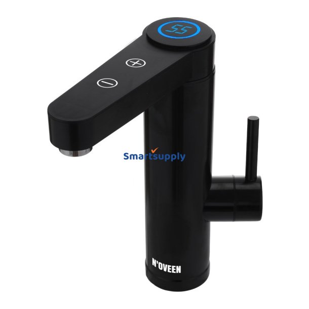 Gennemstrmningsvandvarmer N'OVEEN IWH965 INOX BLACK