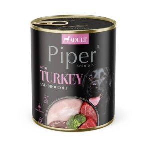 DOLINA NOTECI Piper with turkey and broccoli  - vdfoder til hunde - 800g