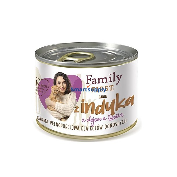 Family First Voksen Kalkunfad - Vdfoder Til Katte - 200G