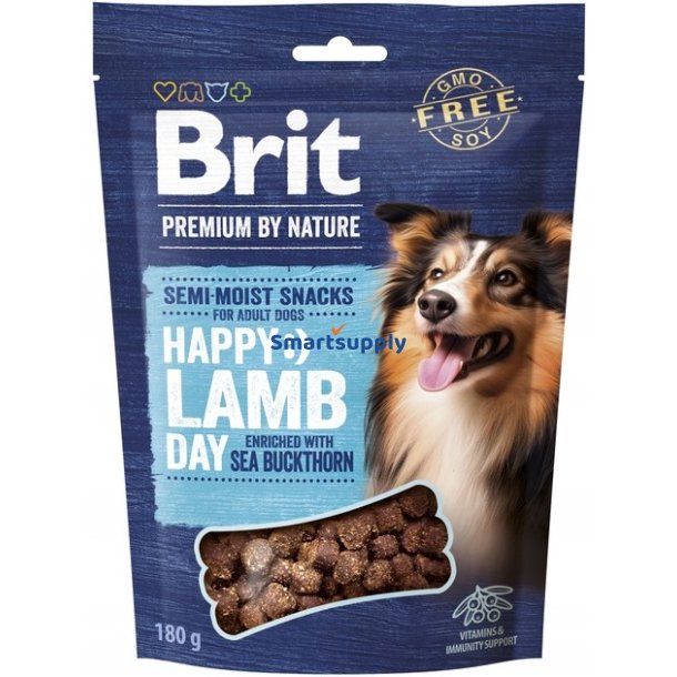 Brit Premium Hundesnack Lam Med Havtorn  Hundegodbid  180 G