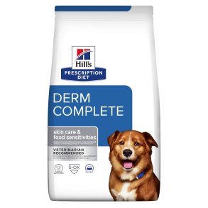 HILL'S Prescription Diet Derm Complete Canine - trfoder til hunde - 12 kg