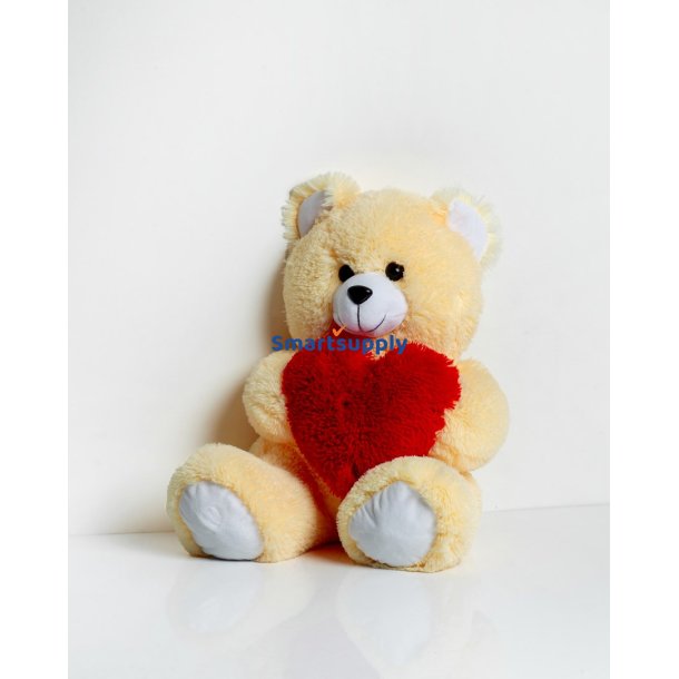 Go Gift Frank Bamse 50 cm Creme