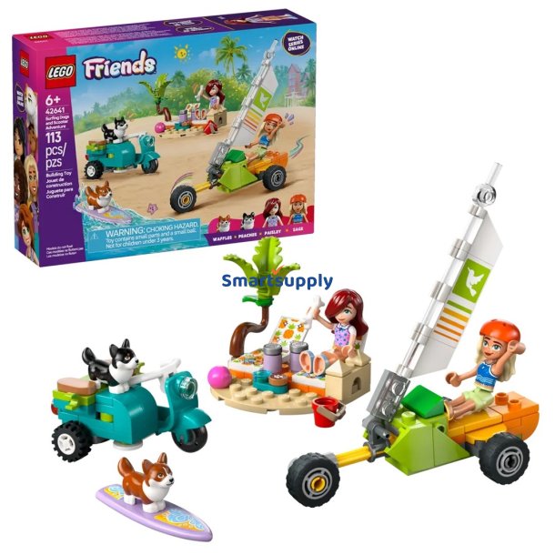 Lego Friends 42641 Surfing Hunde Og Scooter Adventure
