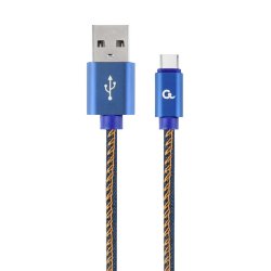 Cablexpert CC-USB2J-AMCM-2M-BL USB-kabel USB 2.0 USB A USB C Bl