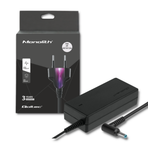 Qoltec 50051.65W.HP strmadapter og vekselret Indendrs Sort