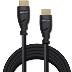 Qoltec 50353 HDMI v2.1 kabel Ultra hj hastighed 8K | 60Hz | 26AWG | GULD | 5m