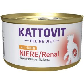 KATTOVIT Feline Diet Niere/Renal Chicken - vd kattefoder - 185g