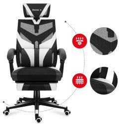 Huzaro Combat 5.0 White Gaming Stol