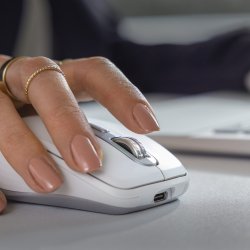 Logitech Mx Anywhere 3S-Mus Office Hjrehnds Rf Trdls + Bluetooth Laser 8000 Dpi