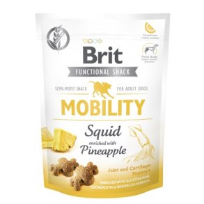 BRIT Functional Snack Mobility Squid  - Hundegodbidder - 150g