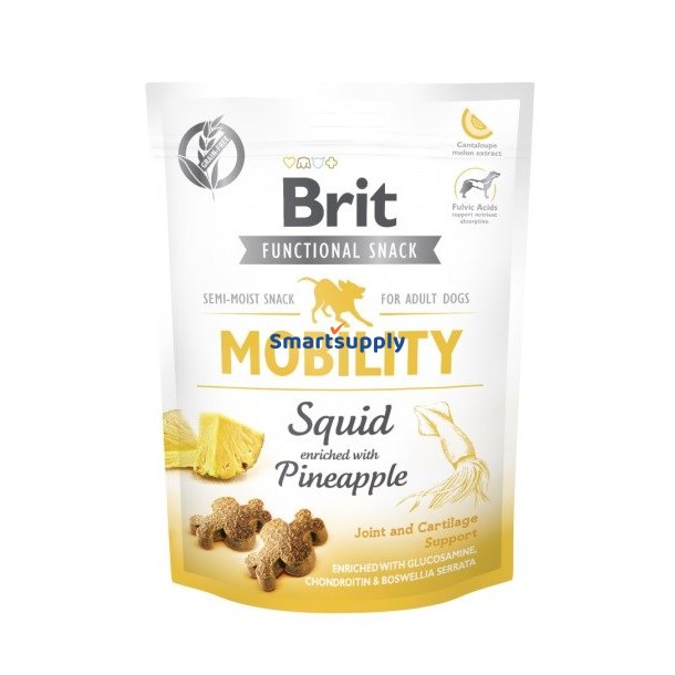 Brit Functional Snack Mobility Squid - Hundegodbid - 150G