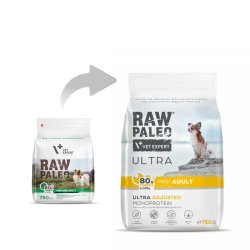 RAW PALEO Ultra Mini Adult Kalkun - trt hundefoder - 750 g