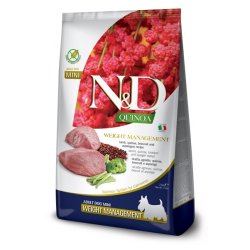 FARMINA N&D Quinoa Dog Weight Management Lamb Adult Mini - trfoder til hunde - 2.5 kg