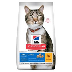 Hill's Sp Voksen Mundpleje Kylling - Trfoder Til Kat - 1,5 Kg