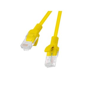 Lanberg PCU5-20CC-0025-Y netvrkskabel Gul 0,25 m Cat5e U/UTP (UTP)