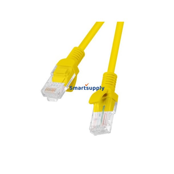 Lanberg PCU5-20CC-0025-Y netvrkskabel Gul 0,25 m Cat5e U/UTP (UTP)