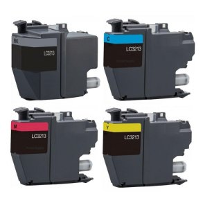 Brother LC3213 BCMY 4 stk blkpatroner kompatibel
